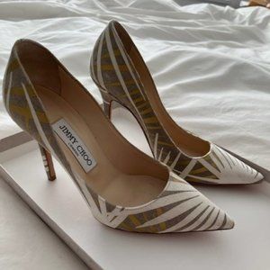 Jimmy Choo Abel Flocke Pumps 6